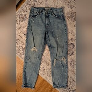 Abercrombie & Fitch Light Blue High Rise Jeans